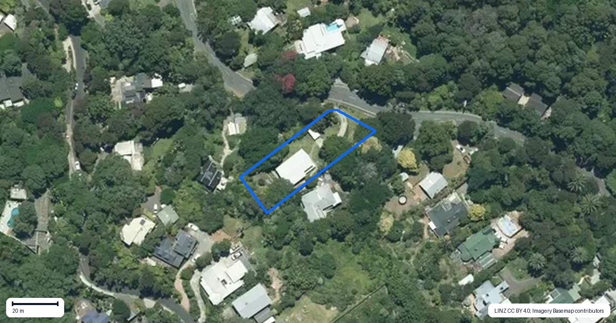 Property context map for 767 South Titirangi Road, Titirangi, Auckland