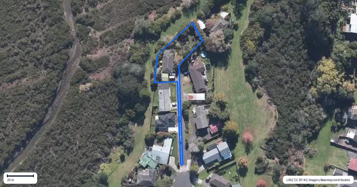 Property context map for 49 Daytona Road, Henderson, Auckland