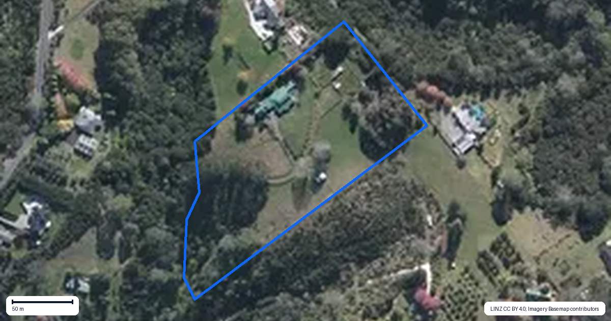 Property context map for 106 Elmore Road, Lucas Heights, Auckland