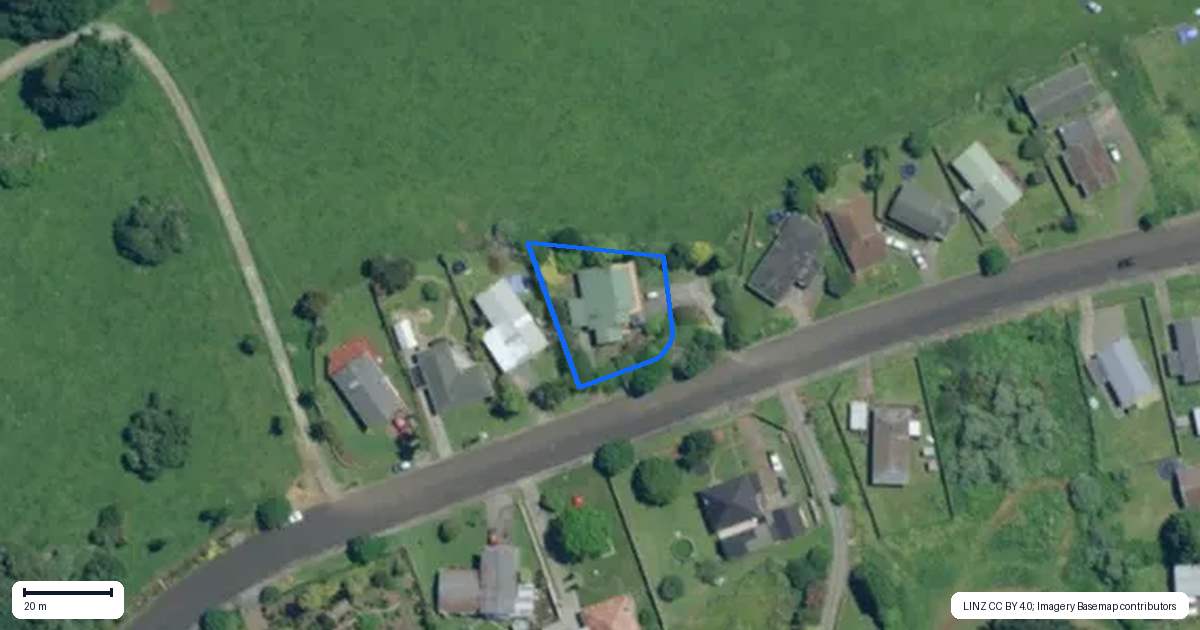 Property context map for 14 Monument Road, Kaikohe
