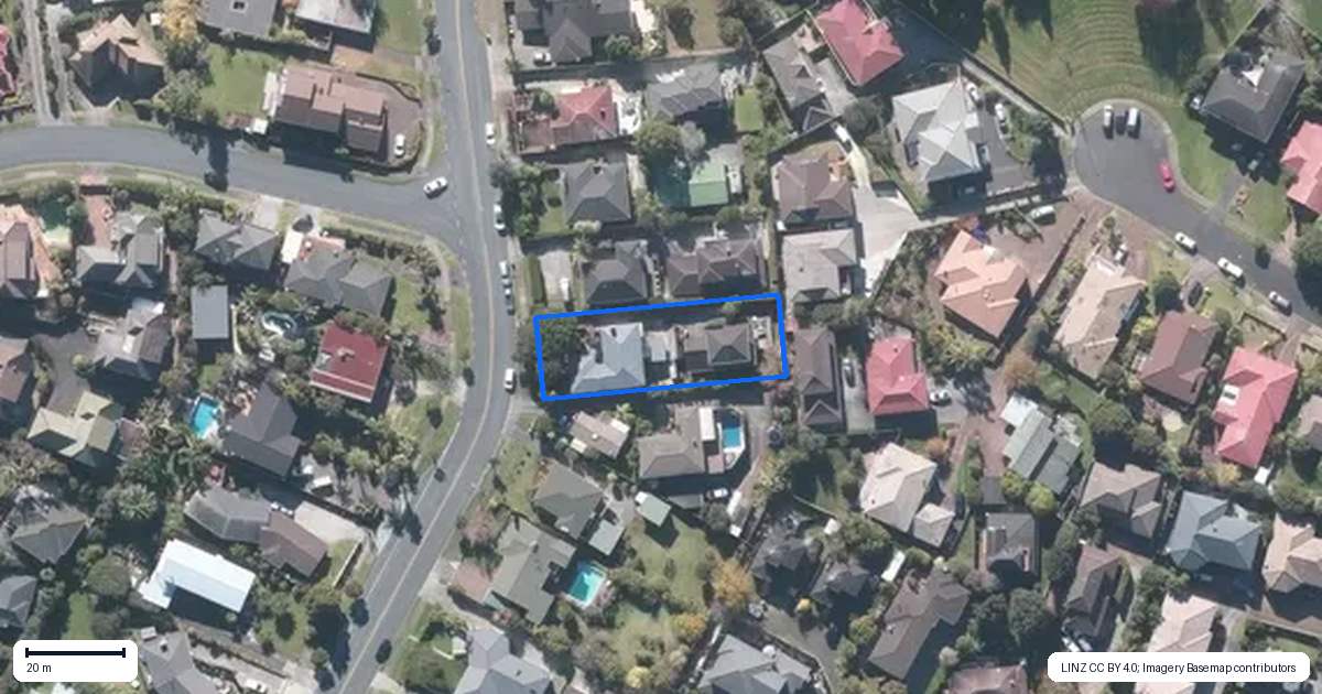 Property context map for 74 Bradbury Road, Botany Downs, Auckland