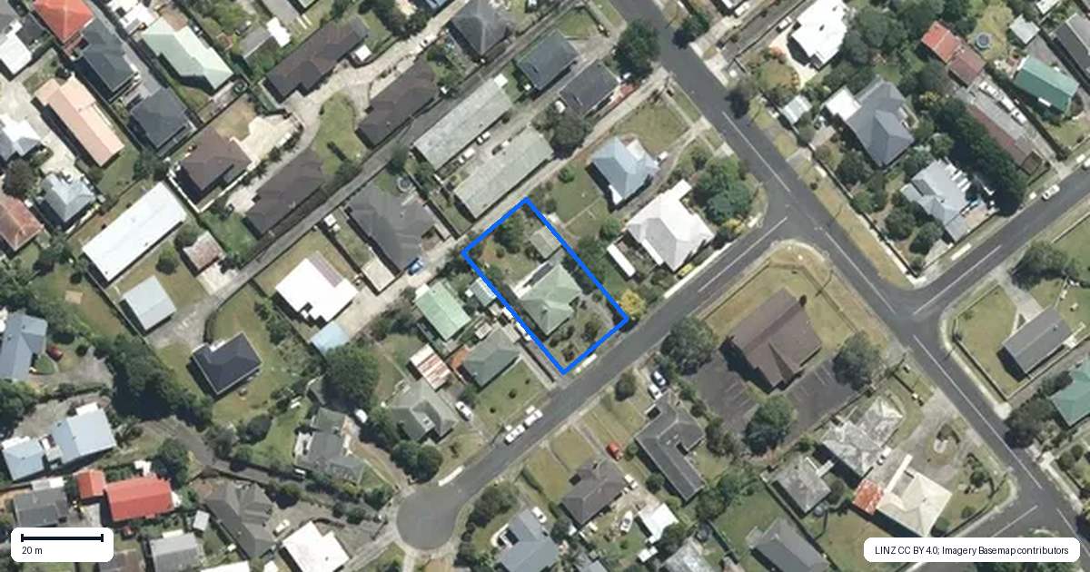 Property context map for 1 Boler Place, New Lynn, Auckland