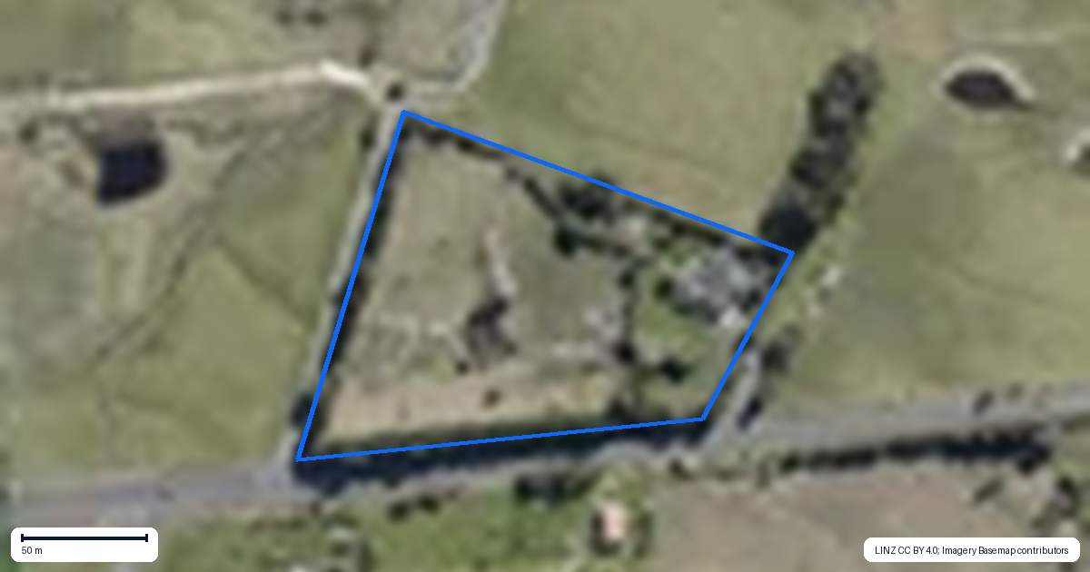 Property context map for 4144 State Highway 10, Taipa