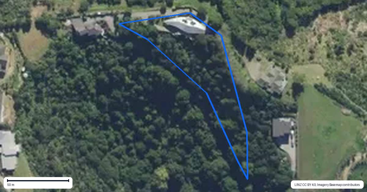 Property context map for 56 Te Arapuke Way, Ngunguru, Whangarei