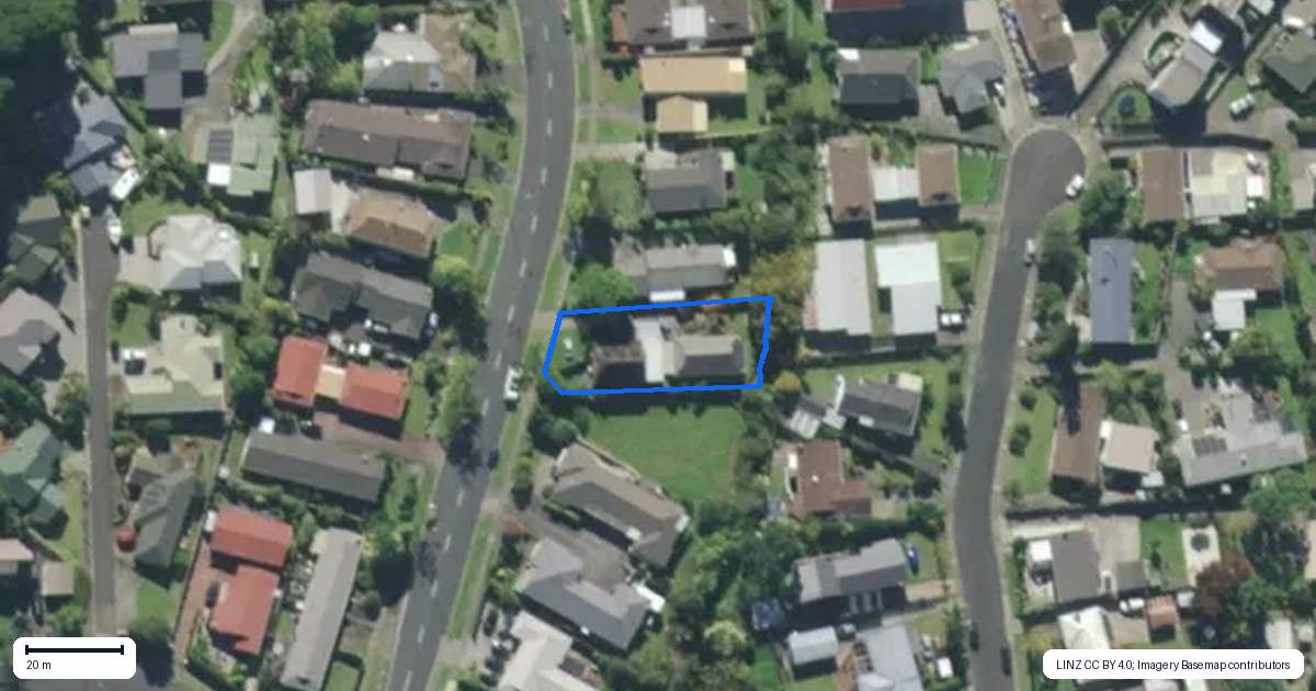 Property context map for 156 Fairway Drive, Te Kamo, Whangarei