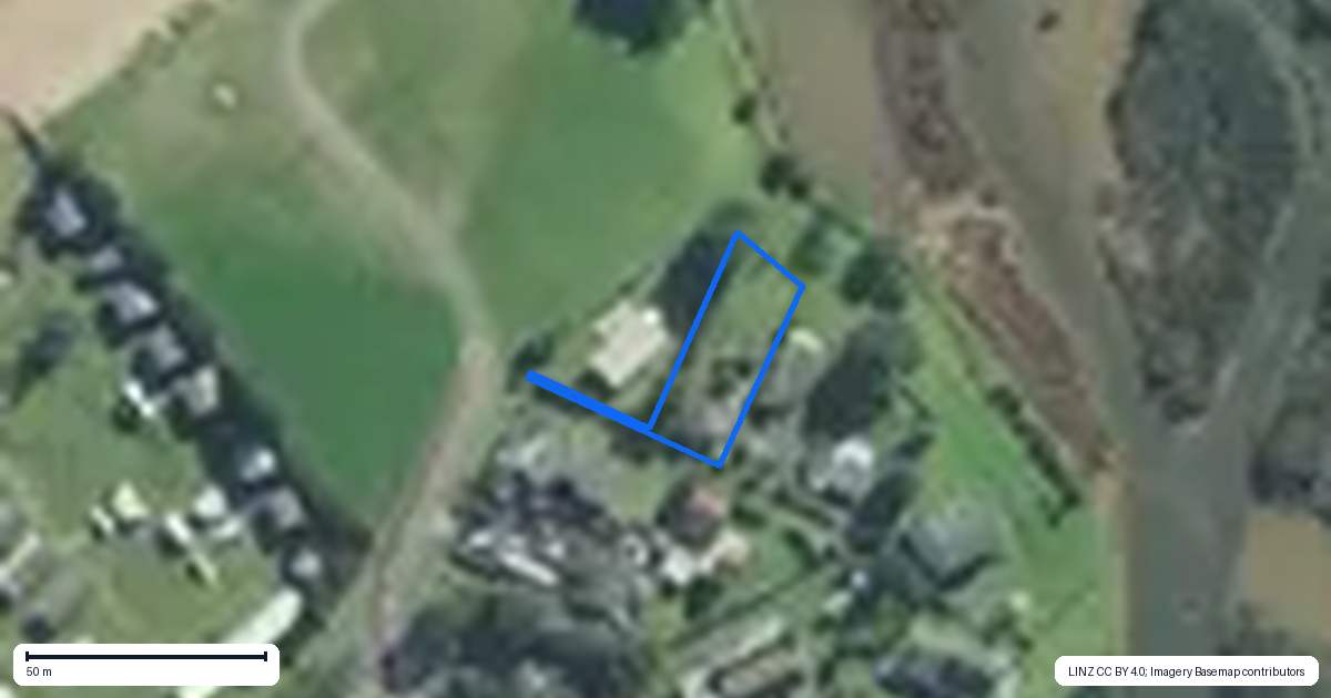 Property context map for 58A Tauranga Bay Beach Road, Kaeo