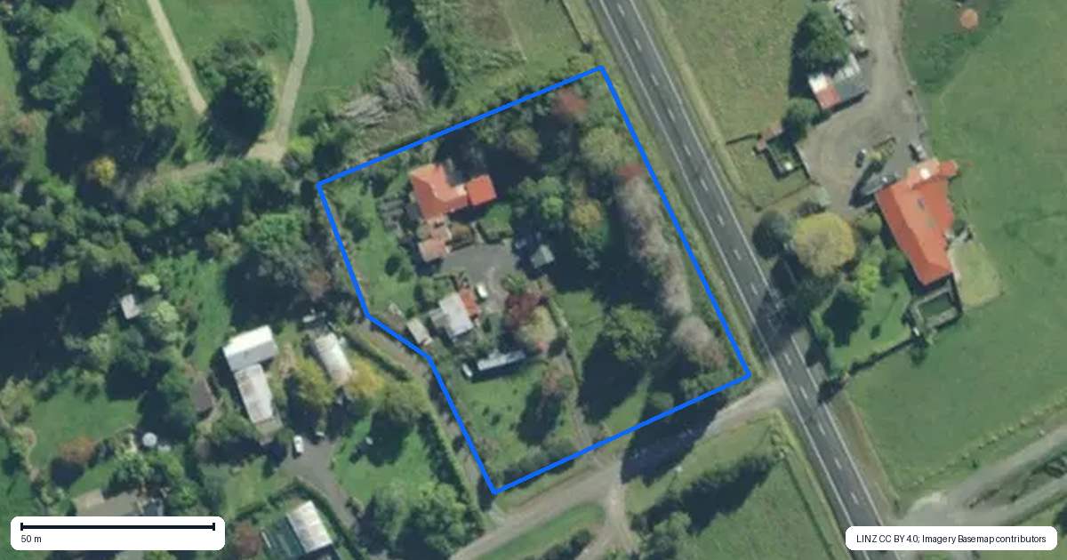Property context map for 6 Macadamia Lane, Waipapa
