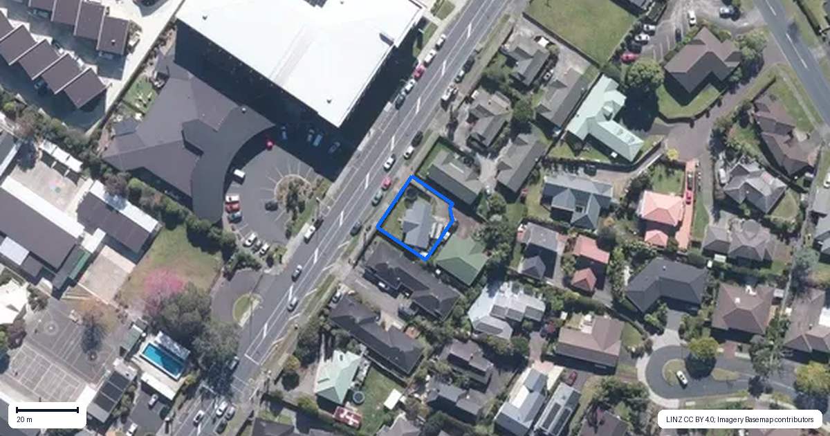 Property context map for 283 Hobsonville Road, Hobsonville, Auckland