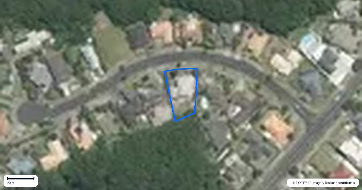 Property context map for 12 Silkwood Grove, Totara Heights, Auckland