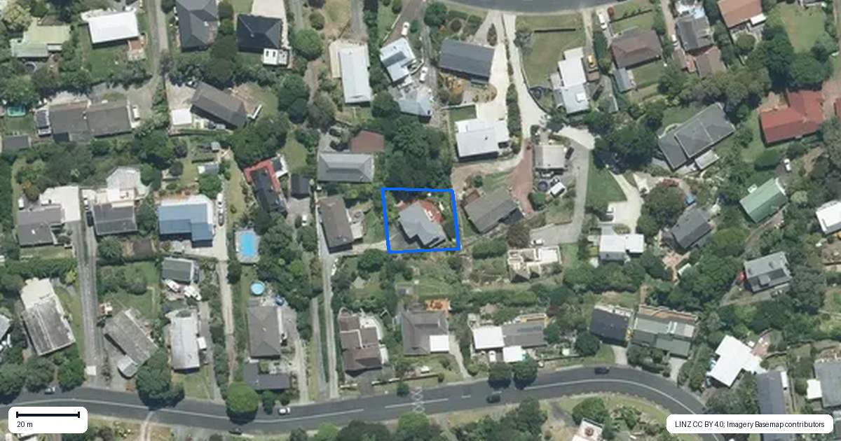 Property context map for 12A Danbury Drive, Torbay, Auckland