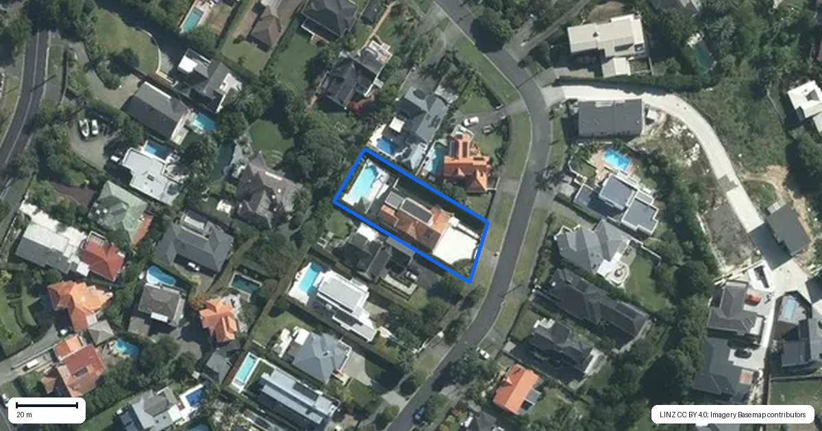 Property context map for 39 Codrington Crescent, Mission Bay, Auckland