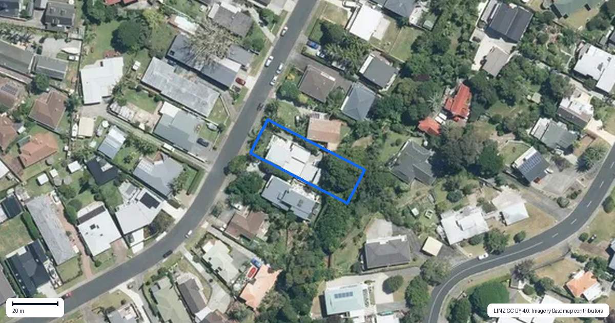 Property context map for 58 The Circle, Manly, Whangaparaoa
