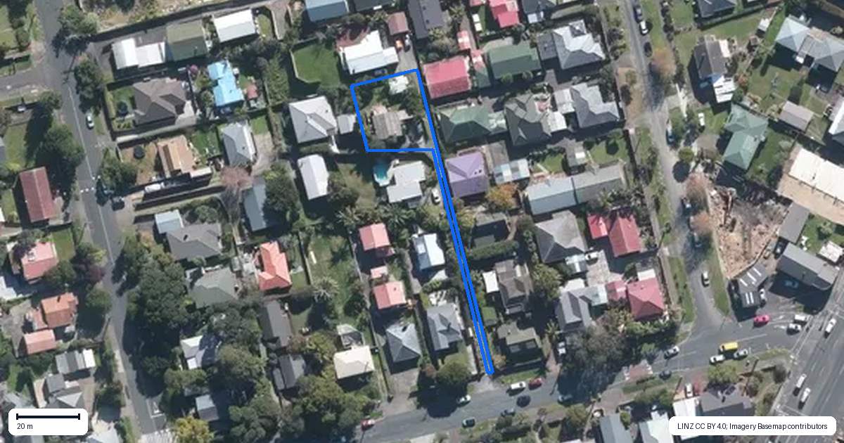 Property context map for 7B Victor Street, Avondale, Auckland