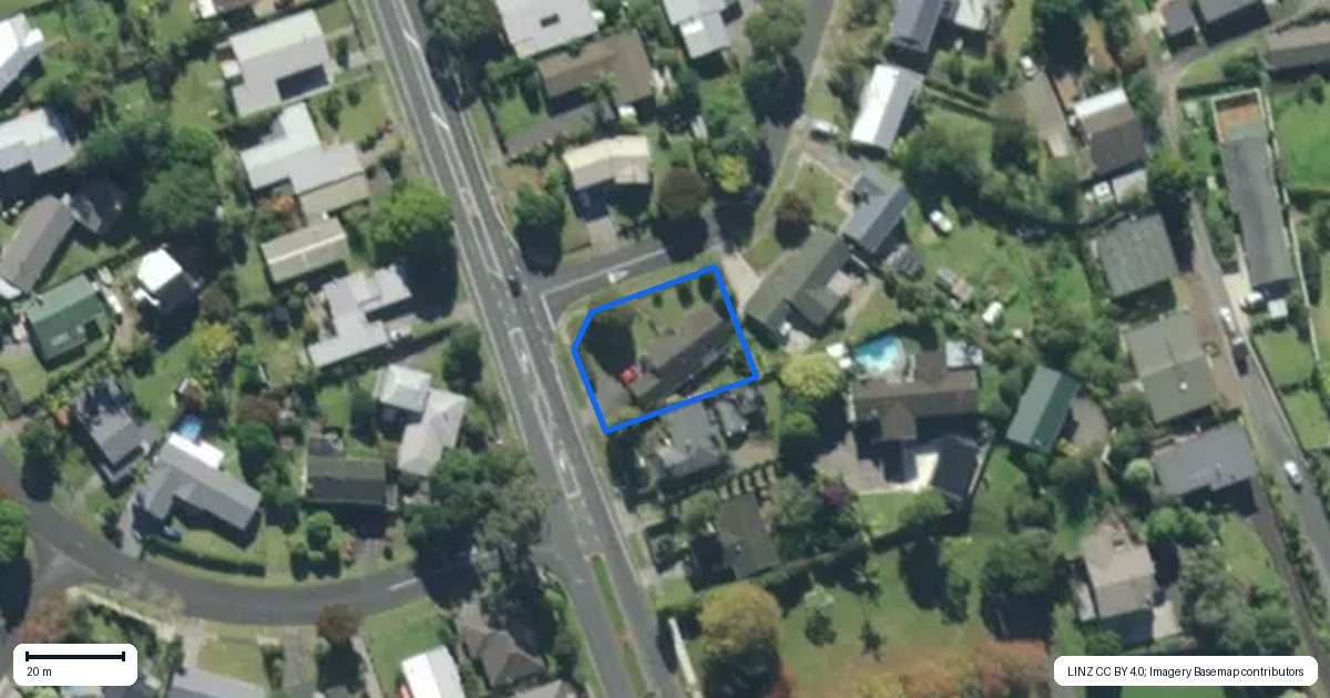 Property context map for 2 Rugby Place, Te Kamo, Whangarei