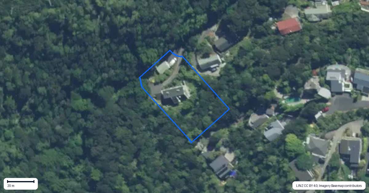 Property context map for 48 Joyces Road, Paihia
