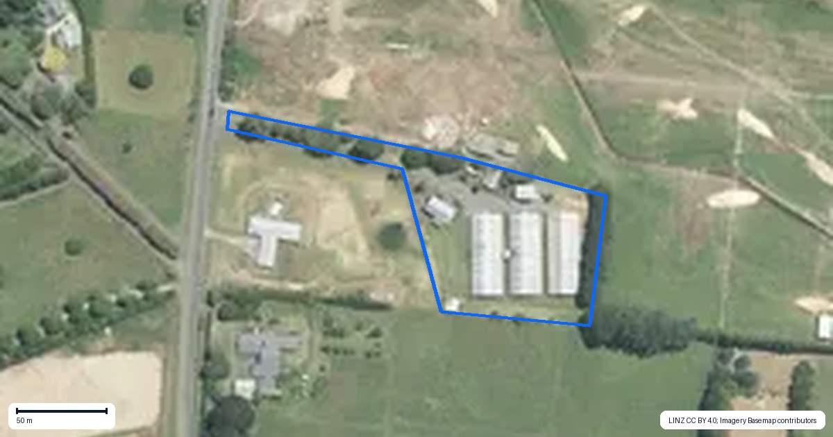 Property context map for 98 Fitzgerald Road, Drury