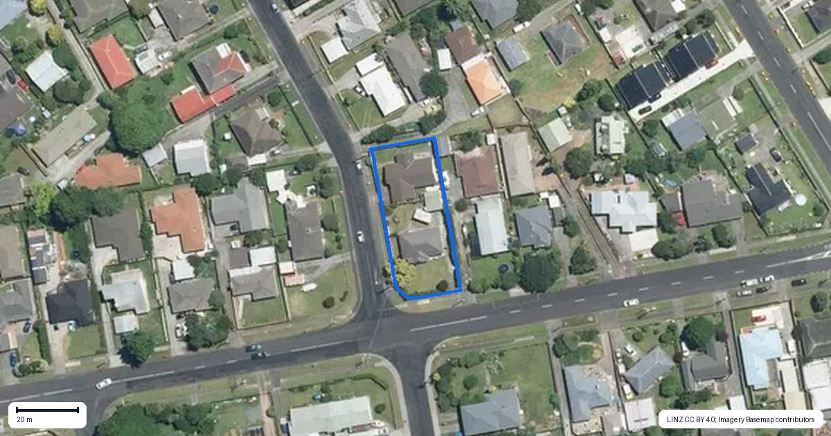 Property context map for 62 Willis Road, Papakura