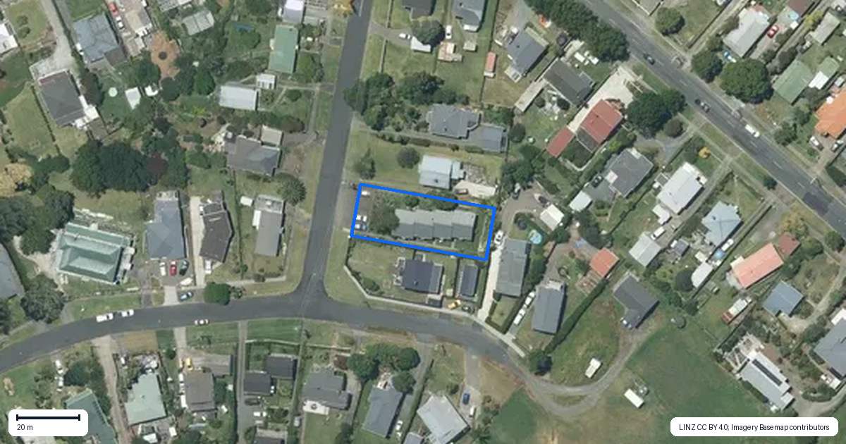 Property context map for 3 Miro Street, Helensville