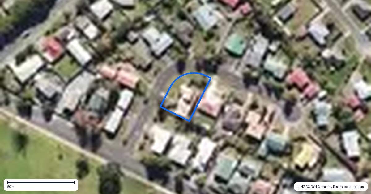 Property context map for 2 Masfen Terrace, Kaitaia