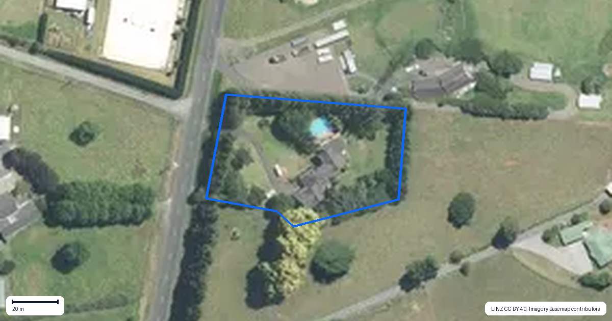 Property context map for 722 Runciman Road, Runciman, Drury