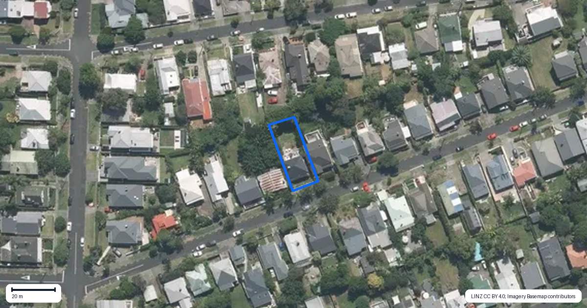 Property context map for 29 Third Avenue, Kingsland, Auckland