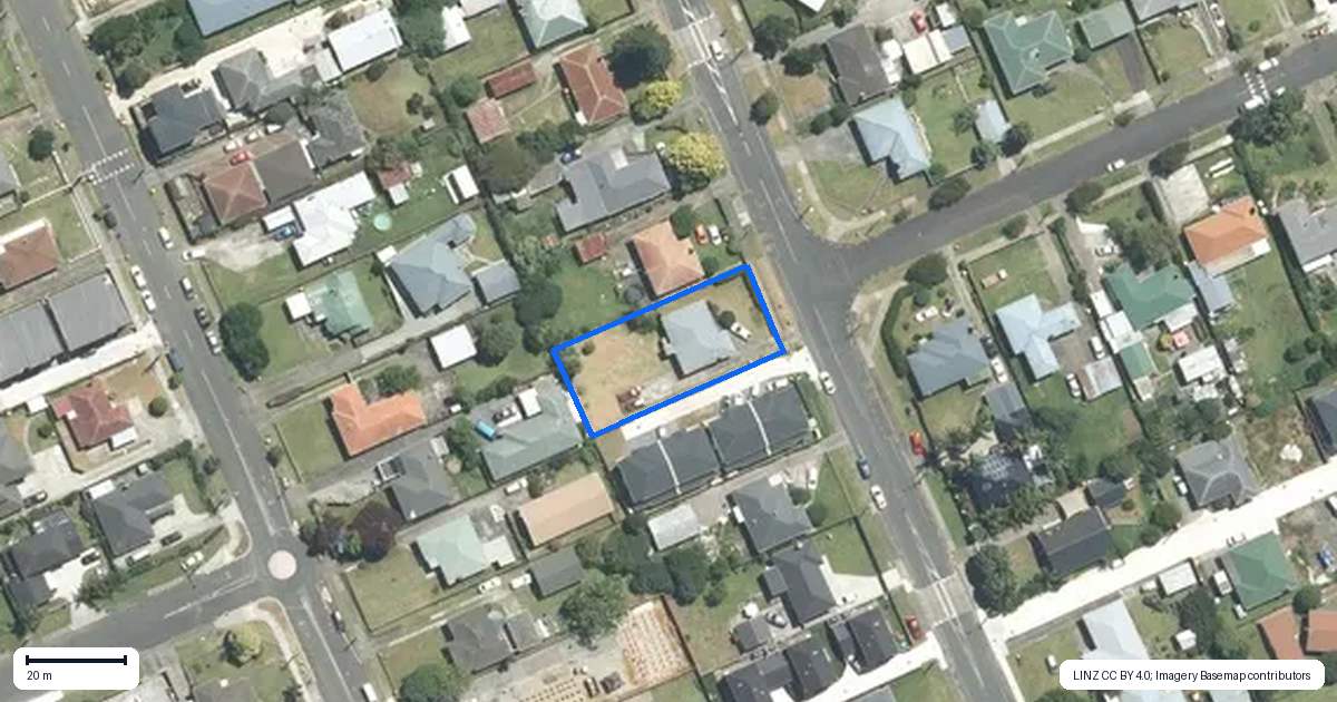 Property context map for 21 Rogers Road, Manurewa, Auckland