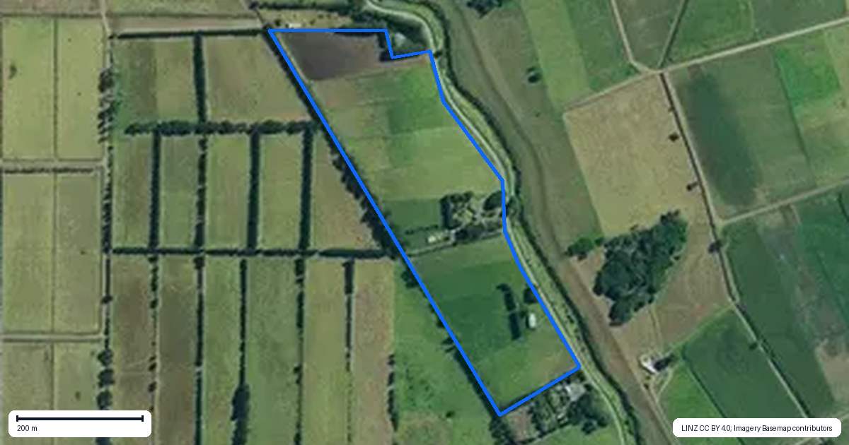 Property context map for 782 Gill Road, Kaitaia