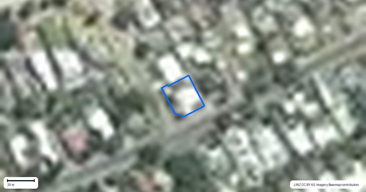 Property context map for 23 Laurence Street, Manly, Whangaparaoa