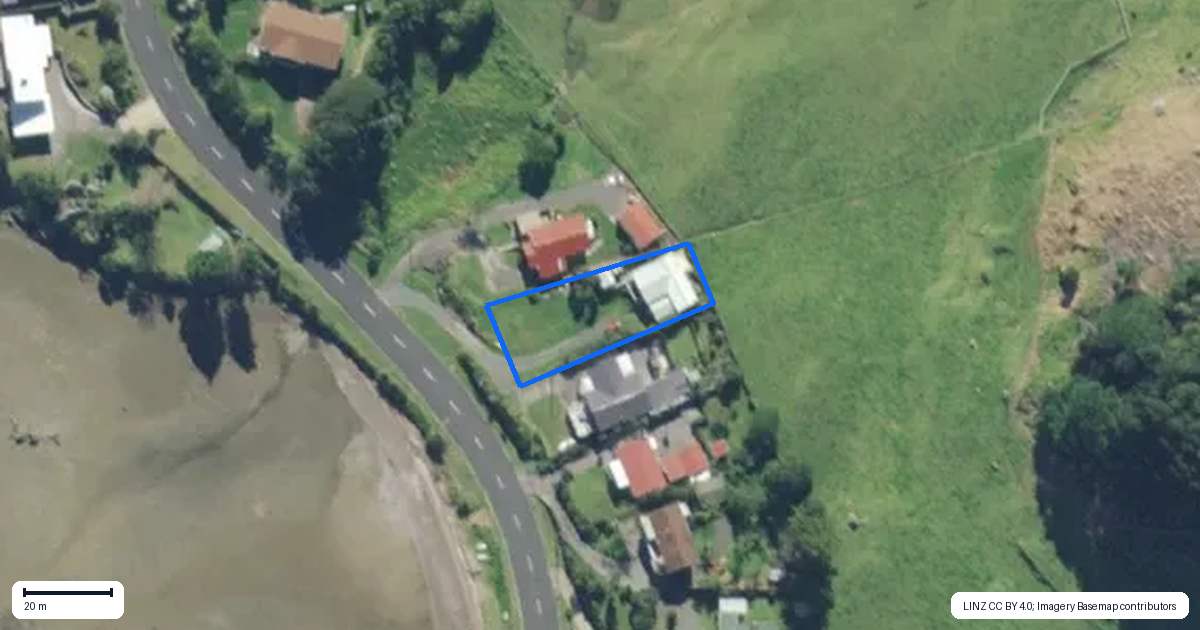 Property context map for 1897 Whangarei Heads Road, Whangarei Heads