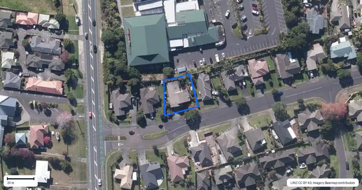 Property context map for 6 Rush Creek Drive, Westgate, Auckland