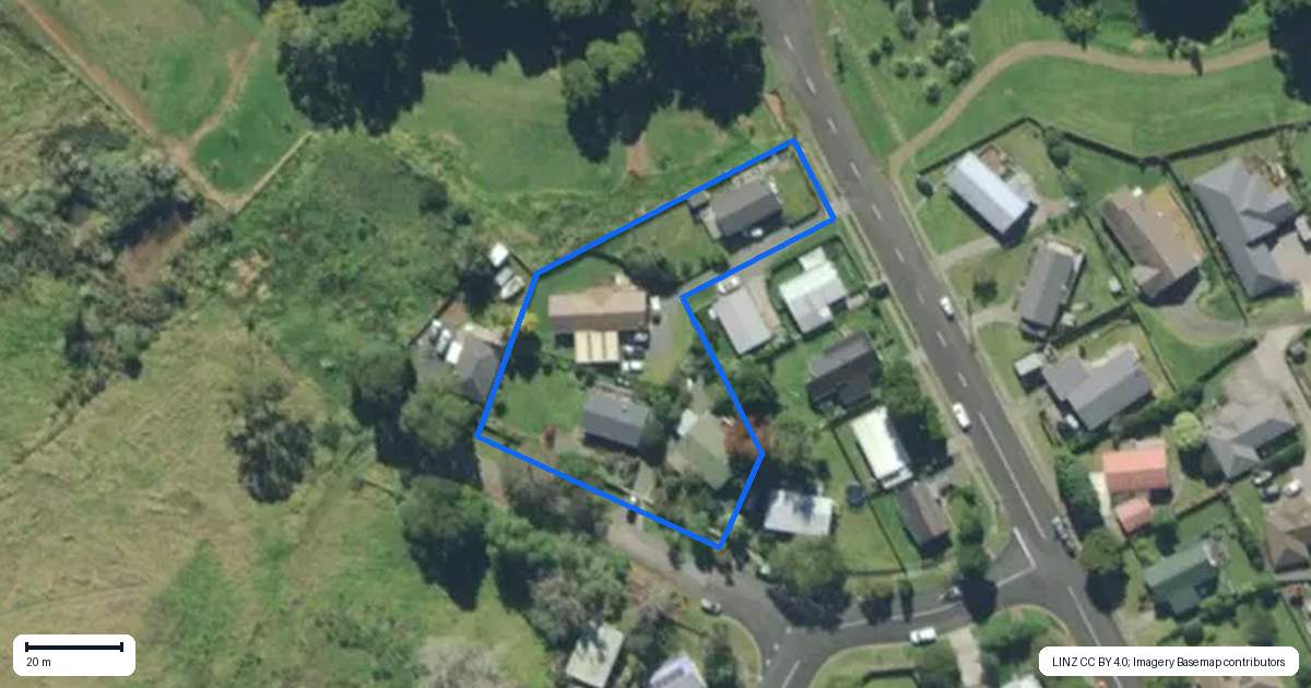 Property context map for 3 Beacondale Place, Te Kamo, Whangarei