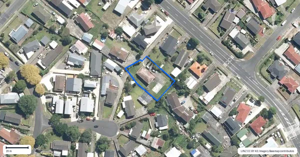 Property context map for 50 Ferndown Avenue, Papatoetoe, Auckland