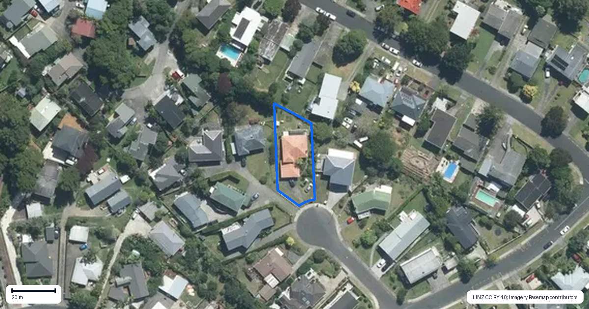 Property context map for 9 Philip Place, Hillcrest, Auckland