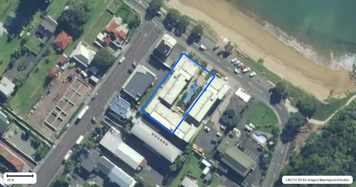 Property context map for 16/10 Marsden Road, Paihia