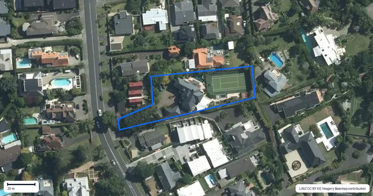Property context map for 172 Kohimarama Road, Kohimarama, Auckland