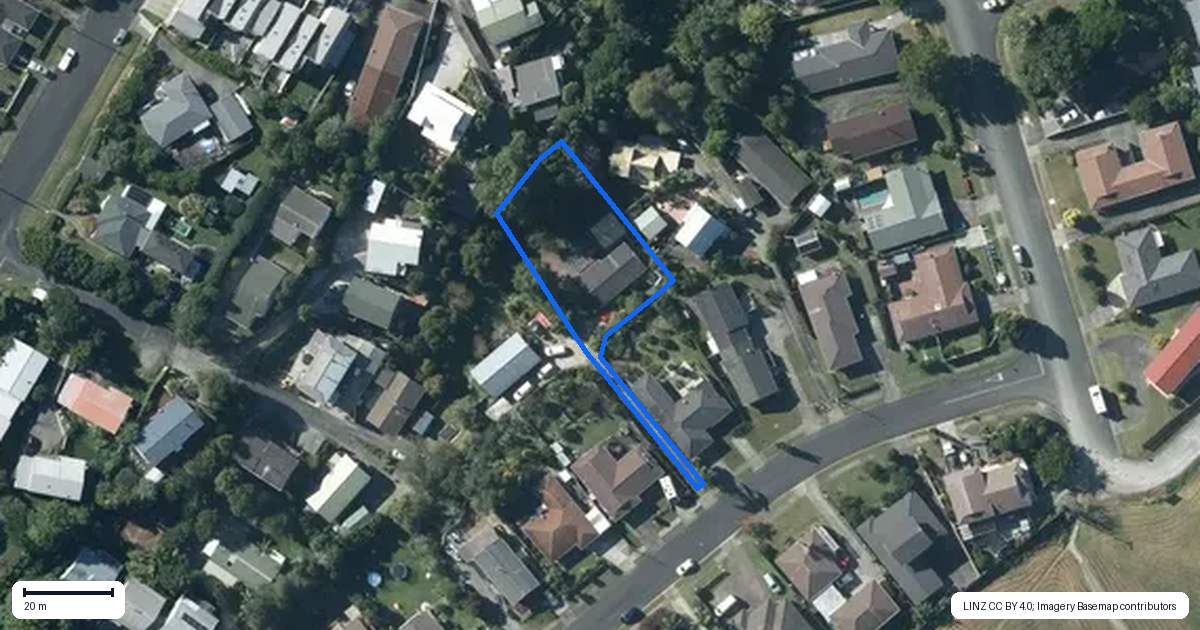 Property context map for 43 Coquette Street, Warkworth