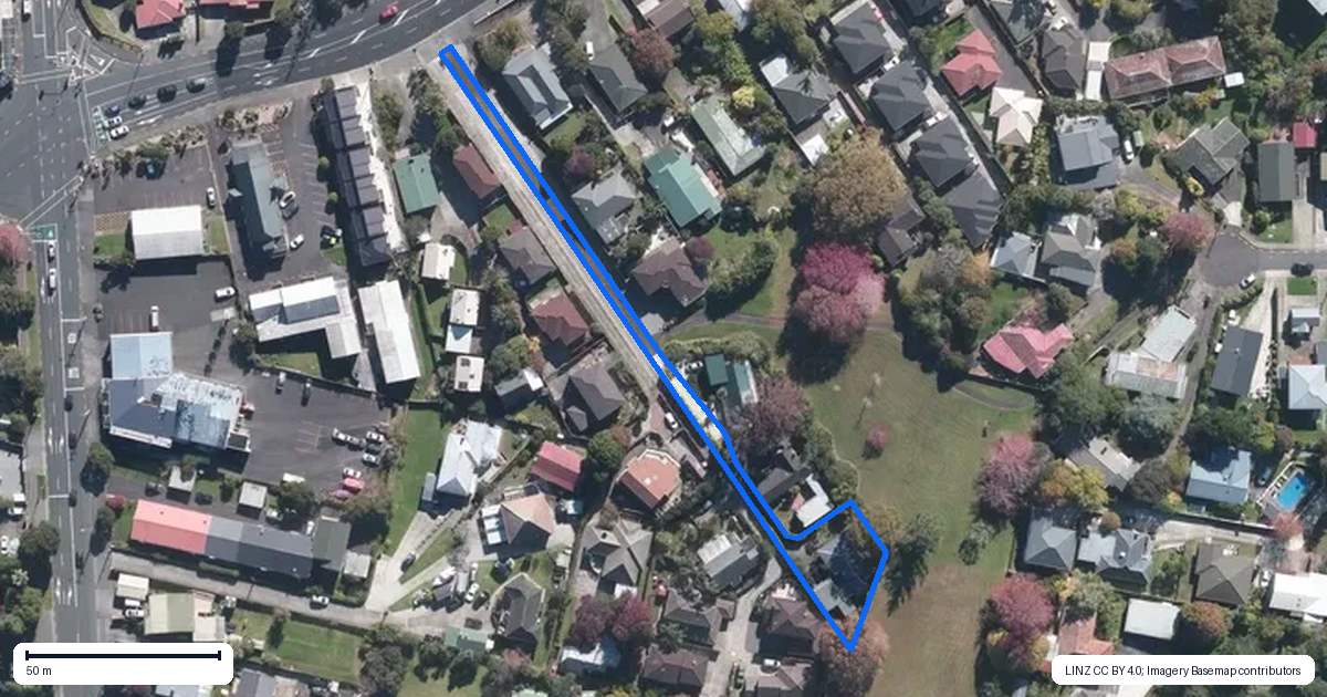 Property context map for 1276C New North Road, Avondale, Auckland