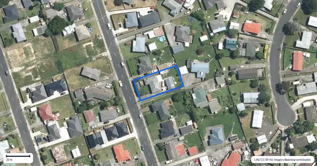 Property context map for 67 Cargill Street, Papakura