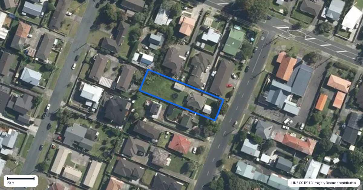 Property context map for 40 Wattle Street, New Lynn, Auckland