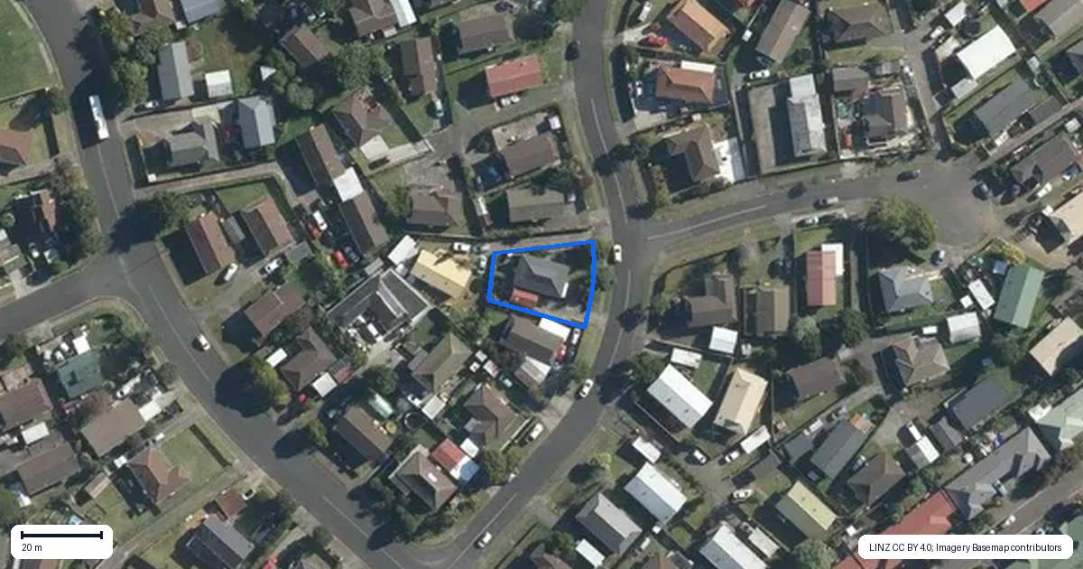 Property context map for 8 Childers Road, Ranui, Auckland