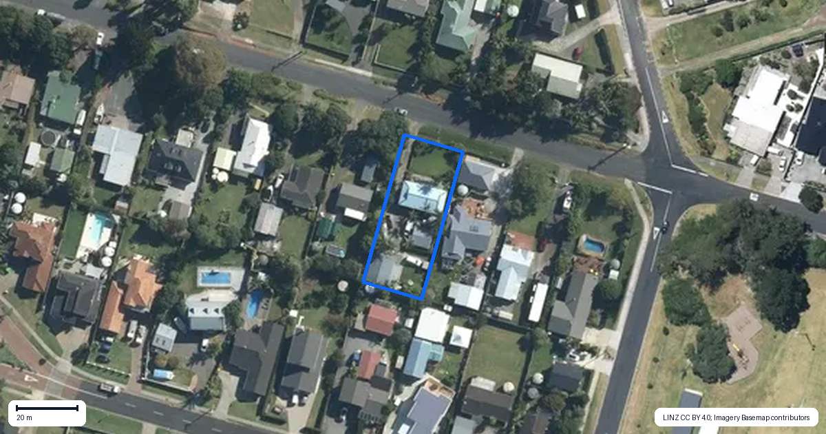Property context map for 29 Beachlands Road, Beachlands, Auckland