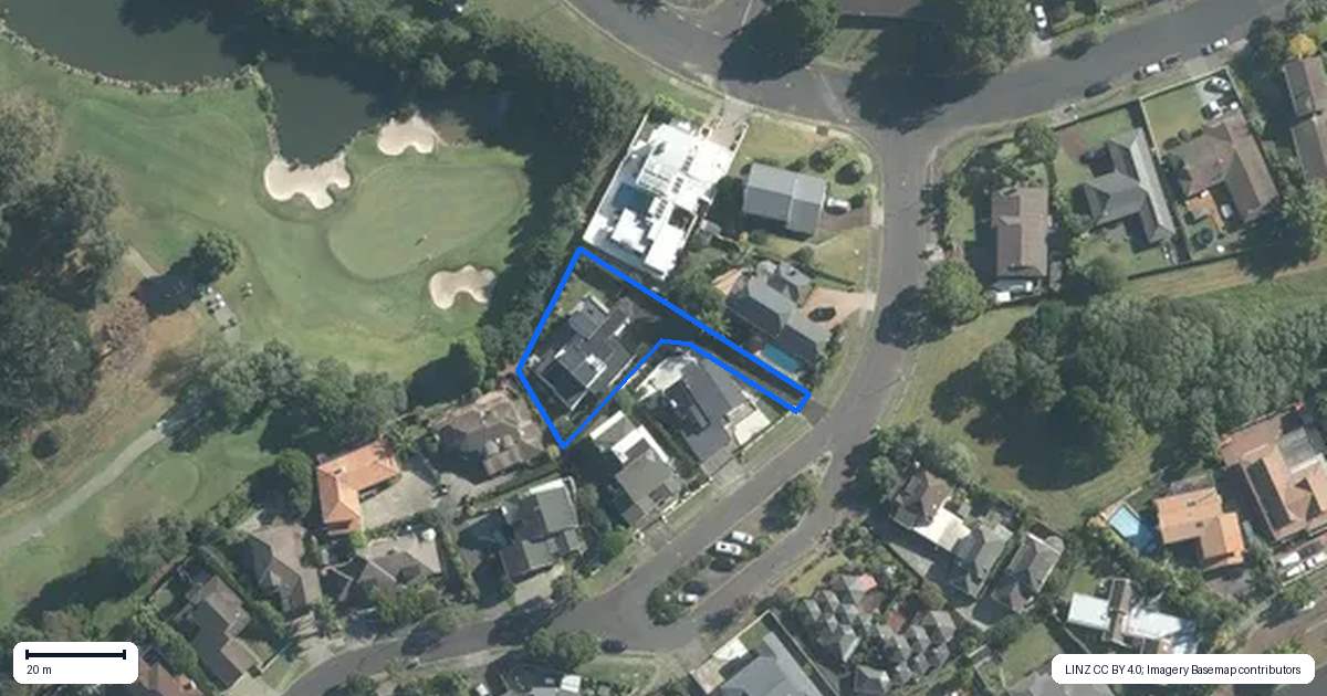 Property context map for 6 Allen Johnston Place, St Johns, Auckland