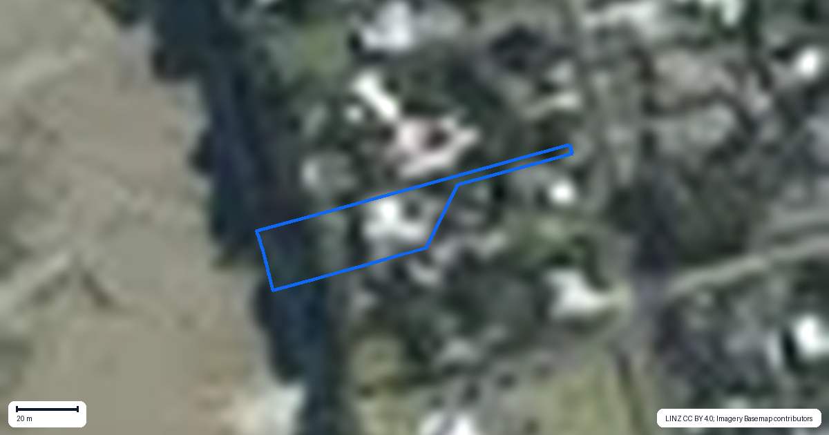 Property context map for 17A Puriri Road, Beachlands, Auckland