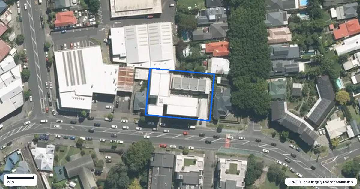 Property context map for 304/19 Surrey Crescent, Grey Lynn, Auckland