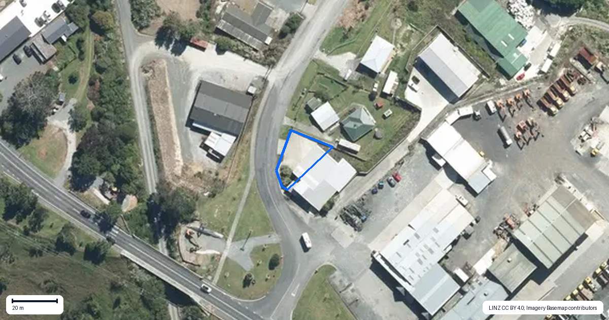 Property context map for 136 Centennial Park Road, Wellsford