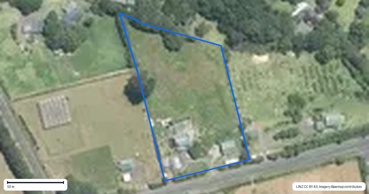 Property context map for 130 Heights Road, Pukekohe