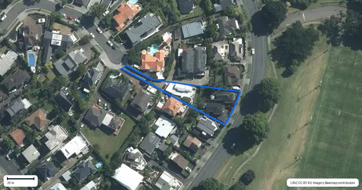 Property context map for 15A Baddeley Avenue, Kohimarama, Auckland