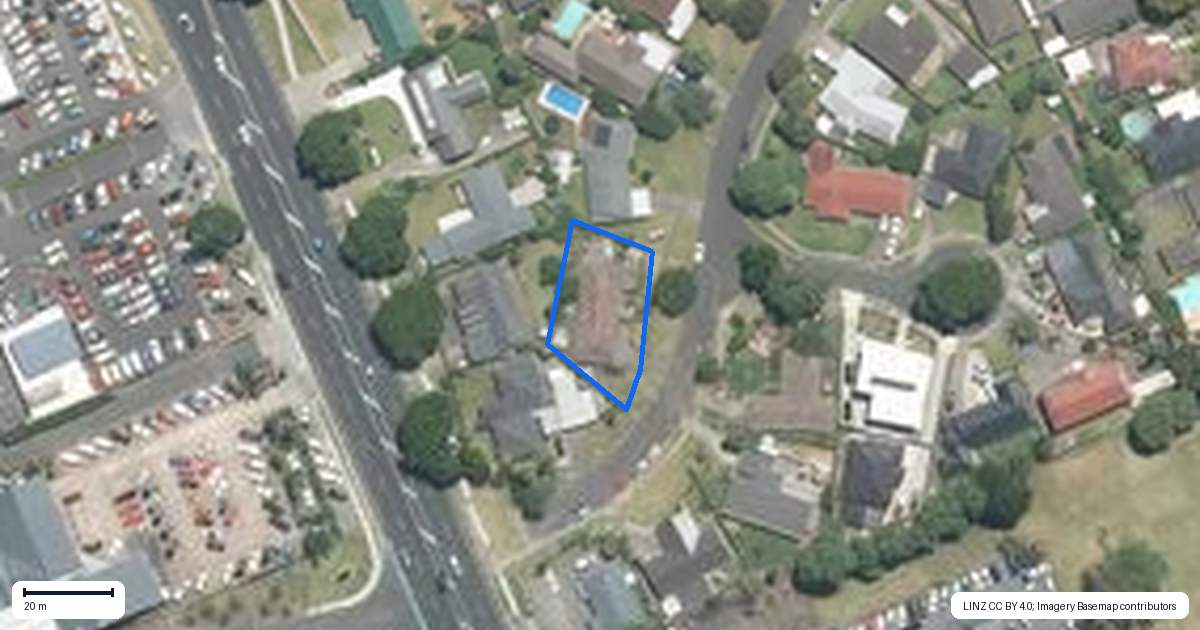 Property context map for 4 Meadowcourt Drive, Manukau, Auckland