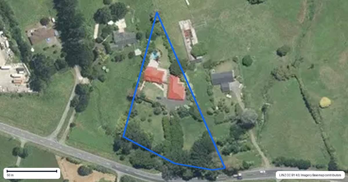 Property context map for 1248 Alfriston Road, Alfriston, Auckland