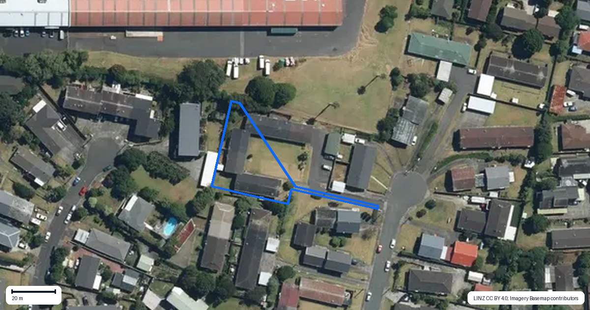 Property context map for 6/12 Dinglebank Road, Mount Wellington, Auckland